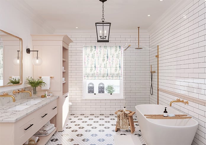 Santa Maria, Blossom - Motorised Roman Blind - Image 8